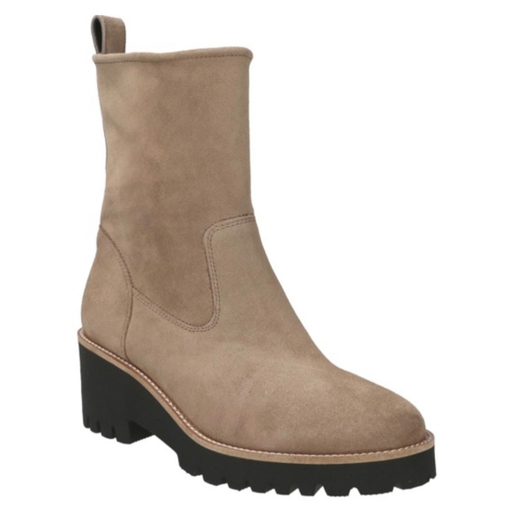 Paul green Newbury Bootie Nubuck grained Leather BRAND NEW. Color:Brown - Picture 2 of 2